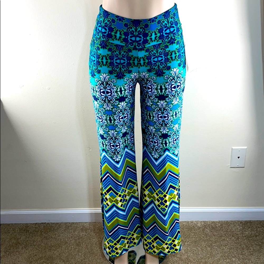 Coco Bianco Side Slit Bell Bottom Palazzo Pants S